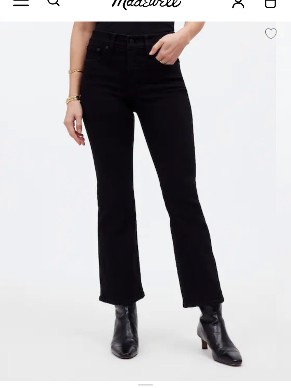 Madewell mid-rise Kickout Jeans